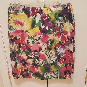 Jones New York floral skirt
